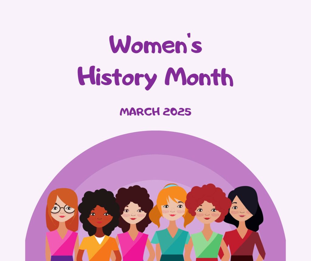 Women's history month March 2025