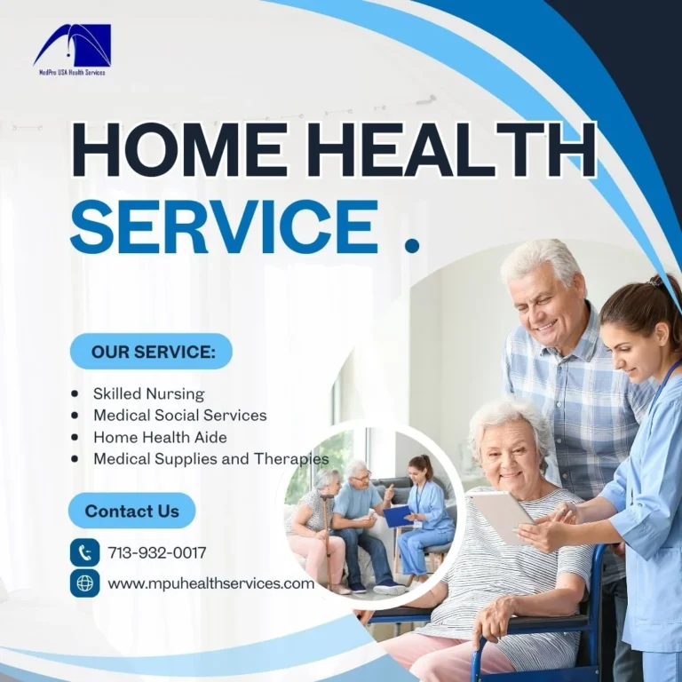 Home health nurse providing skilled nursing care to an older adult at home